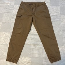 Uniqlo Men's Cargo Jogger Pants Khaki - Large - Brown picture