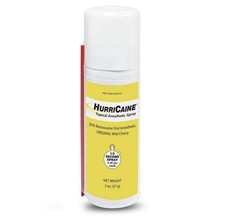 HurriCaine 20% Benzocaine Oral Topical Anesthetic Spray Wild Cherry 2oz New picture