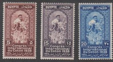 Egypt - 1938 - SC 225-27 - LH- Complete set picture