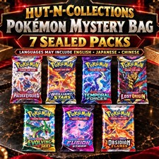 🎁 Pokémon Mystery Bag– 7 Sealed Booster Packs. picture