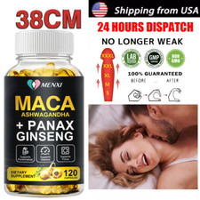 Organic Maca Root 120 Capsules 10000mg, Peruvian Maca Extract for Men & Women picture