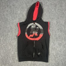 VTG Insane Clown Posse Hoodie Mens Small Hatchetman Psychophatic ICP Cutoff picture