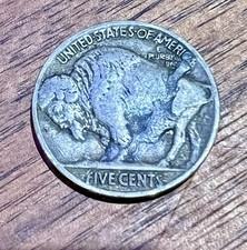 1 of a kind Unique reverse Error 1936 5C Buffalo Nickel No mint Mark picture