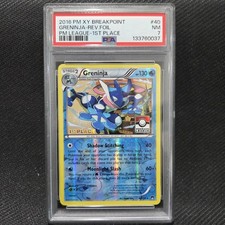 2016 Pokemon: GRENINJA 40/122 - [1st Place] - [League Promo] Breakpoint NM PSA 7 picture