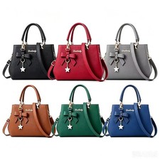 1pc Women Leather Handbag Ladies Messenger Bag Shoulder Tote Purse Satchel picture