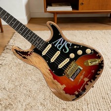 Vintage ST Electric Guitar SSS Pickups Gold Hardware Rosewood Fretboard New SRV picture