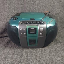 Vintage EMERSON Model PD6511G CD Cassette Player AM/FM Radio Tested Read picture