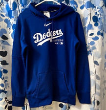Nike Los Angeles Dodgers Therma-FIT MLB Pullover Hoodie Blue Size S picture