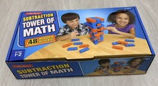 Lakeshore Learning Subtraction Tower of Math Game 48 Wooden Blocks  picture