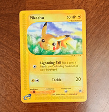 Pikachu 124/165 Expedition Base Set Regular Common Basic 50 HP English Nishida picture