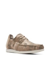 CLARKS COLLECTION Mens Beige Shacrelite Low Round Toe Leather Sneakers Shoes 9 M picture