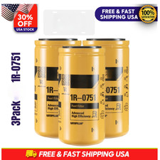 3 Pack NEW 1R-0751 FUEL FILTERS / CATERPILLAR 1R0751 picture