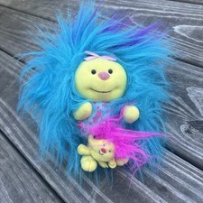 Li'l Fursons Tyco 1995 Momma And Baby Furson Plush Baby Troll picture
