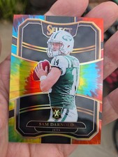 2017 PANINI SELECT SAM DARNOLD #302 XRC TIE DYE PRIZM SERIAL /25 Seattle Seahawk picture