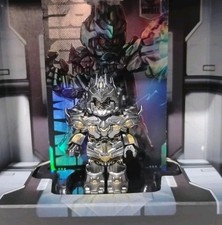 BRICK MAN  CHROMED OUT  Color Megatron TRANSFORMERS Custom Deluxe MiniFigure picture