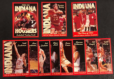 Indiana Hoosiers 1993-94 University College Basketball Complete 11 Card Set picture