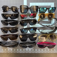 LOT OF 60 Wholesale Assorted SUNGLASSES Various Frames Brands Styles Used picture