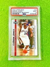 LEBRON JAMES ROOKIE CARD PSA 9 CAVS SP RC 2003 LeBron James PHENOMENAL BEGINNING picture