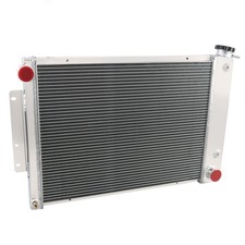 Aluminum Radiator For 1967-1969 Chevy Camaro Pontiac Firebird L6 V8 GAS, picture