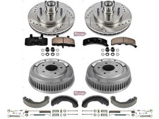 For 1995-1999 Chevrolet C1500 Brake Pad Rotor Shoe Drum Kit Power Stop 81731QXSX picture