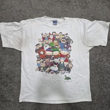 Vintage 1998 South Park Comedy Central Shirt SZ XL TV Show Characters Cartoon picture