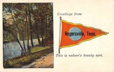 Rogersville Tennessee Scenic Roadway Greeting Antique Postcard K87909 picture