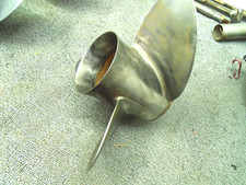USED QUICKSILVER STAINLESS PROPELLER 48-11070A40 Right Hand Rot 14 X 21P No Hub picture