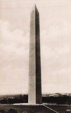 Washington Monument 1907 Real Photo RPPC AL-13 picture