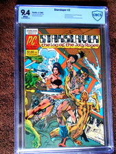 STARSLAYER 2 CBCS 9.4 1ST APPEARANCE ROCKETEER STEVENS C/A 1982 PACIFIC picture