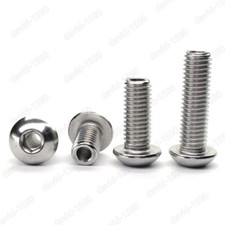 M4 M5 M6 M8 M10 M12 Stainless Steel Hex Socket Button Head Hollow Screws Bolts picture