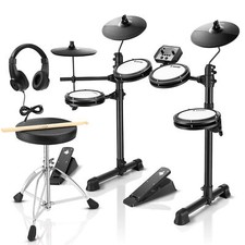 🥁Donner DED-80 Electric Drum Set 180 Sounds Throne Headphones Melodics Lessons picture