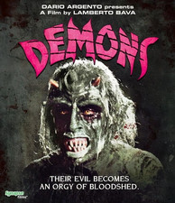 Demons Blu-ray Horror Movie Italian English Audio Cult Gore Film R Rated picture