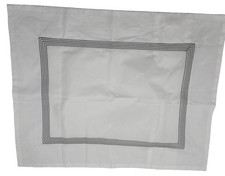 NWOT Peter Reed Egyptian Cotton Pillow Sham Whites 21.5”x17.5” picture