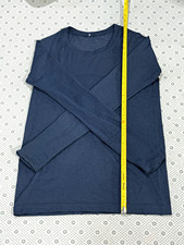 Lululemon Athletica Women's Navy Blue Scoop Neck Raglan Long Sleeve Top Size, 8 picture