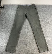 J.Crew Athletic Fit Stretch Chino Pants Men’s 34x34 Gray Casual Office Travel Pa picture