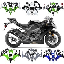 US Stock Injection Bodywork Fairing Kit For Kawasaki Ninja ZX10R 2008-2010 ABS picture