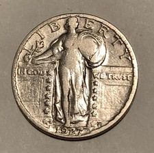 1927-S Standing Liberty Quarter F/VF – Key Date - C00167 picture
