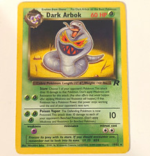 Pokémon TCG Dark Arbok 19/82 Team Rocket English Rare Unlimited picture
