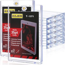 35pt Magnetic Card Holder for Trading Cards, Magnet Case, Sports, Football Cards picture