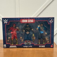 WWE Mattel Elite John Cena 3-Pack Set Collectible Retirement Set Word Life NIB picture