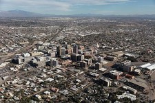 Photo:Tucson Arizona 2020s Aerial View Downtown Skyline Cityscape picture