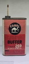 Vintage RARE 1960s Original Camel Tube Repair Liquid Buffer Advertising Can picture