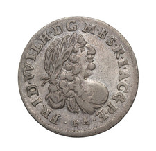 1685 BA German States Brandenburg Silver 6 Groshen Friedrich Wilhelm picture