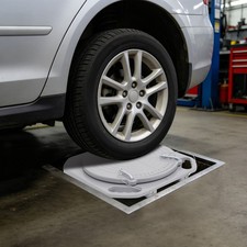 Wheel Front End Alignment Turn Plates Set 2 Pack Truck Turntable Plates 5Ton NEW picture