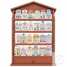 1989s Vintage Spice Village Wooden Rack Village Spice House Wall-Mounted Display picture