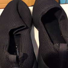 SKECHERS GOwalk Black Mesh Slip-On Low Top Walking Athletic Sneakers picture