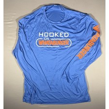 Sport-Tek Men's 2XL Blue Crew Neck Long Sleeve Whataburger Graphic Trr Casual picture