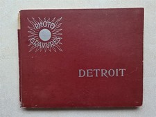 Detroit Michigan Antique 1894 Book Portfolio of Photographs, 24 Photogravures picture
