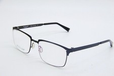 NEW CODY AIR SIR GEORGE JET BLACK ANTIQUE SILVER AUTHENTIC EYEGLASSES  54-19 picture