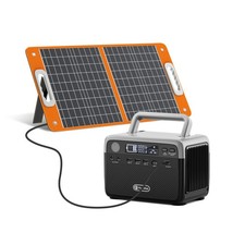 Flashfish 300W Solar Generator 230.4Wh Lifepo4 Optional with Solar Panel 60W 18V picture